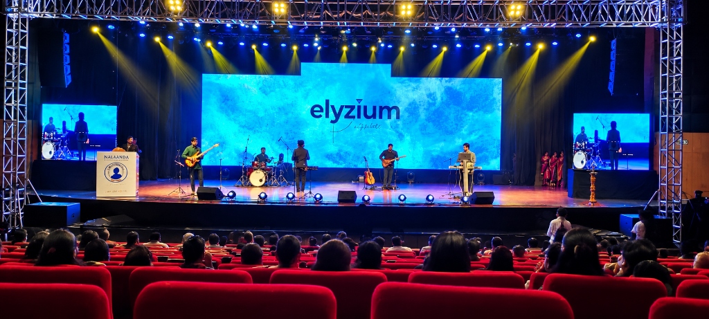 Jaya Media corporate annual concert and summit stage with live performance